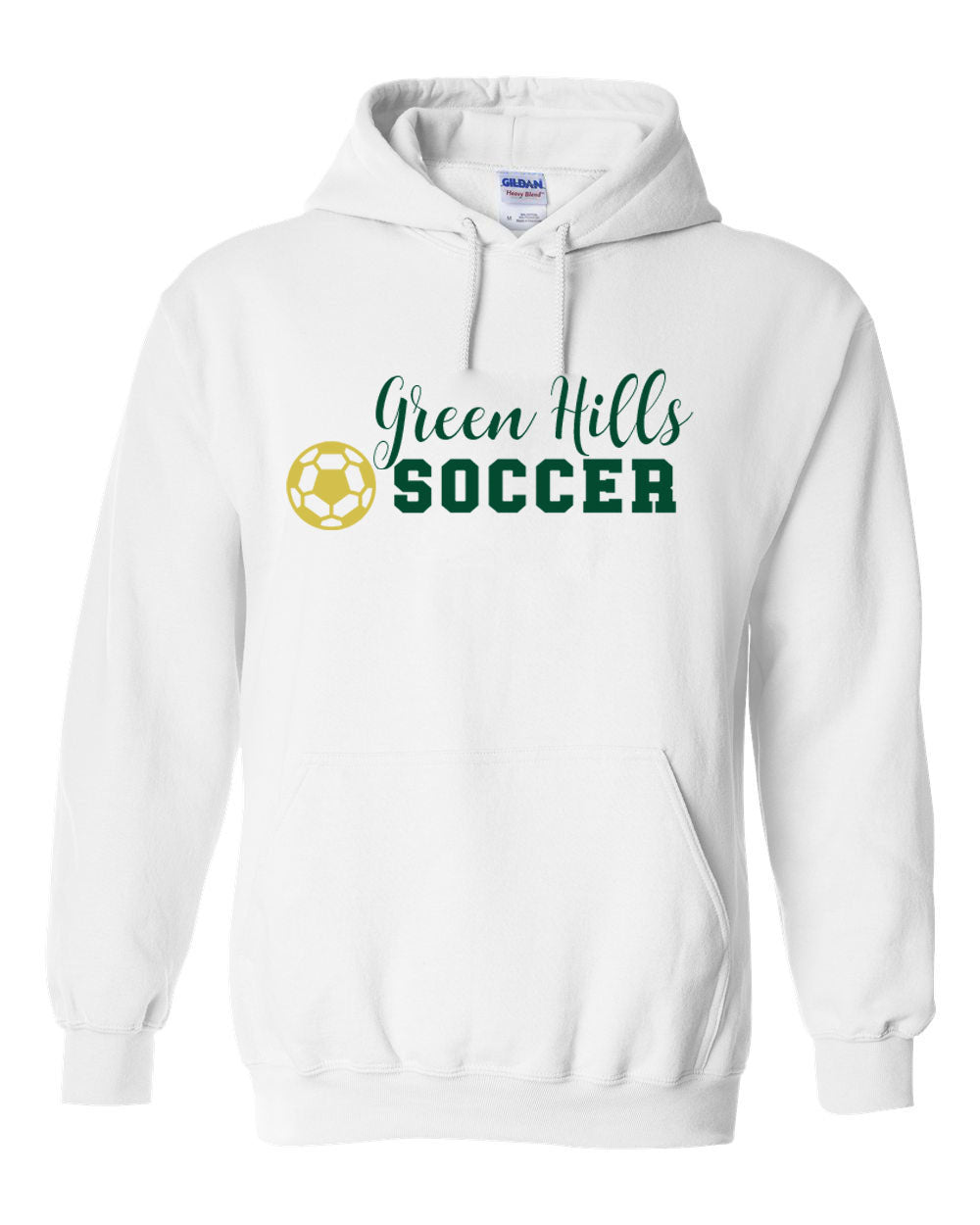 Green Hills Soccer Design 3 Hooded Sweatshirt