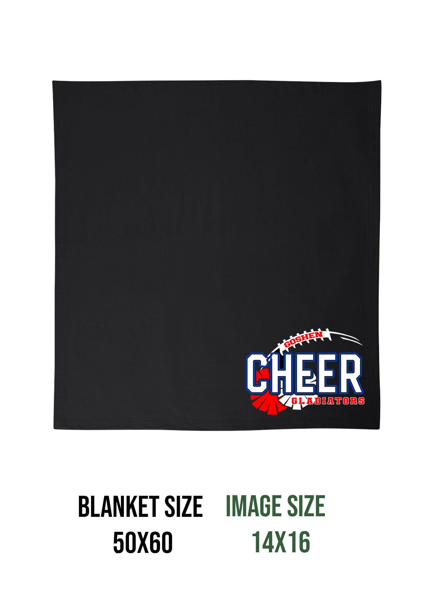 Goshen Cheer Design 6 Blanket