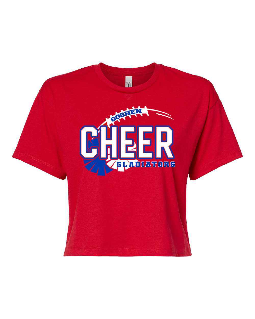 Goshen Cheer Design 6 Crop Top