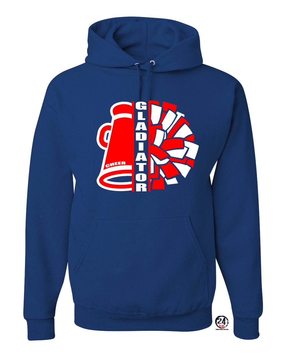 Gladiator Cheer Design 10 Hooded Sweatshirt