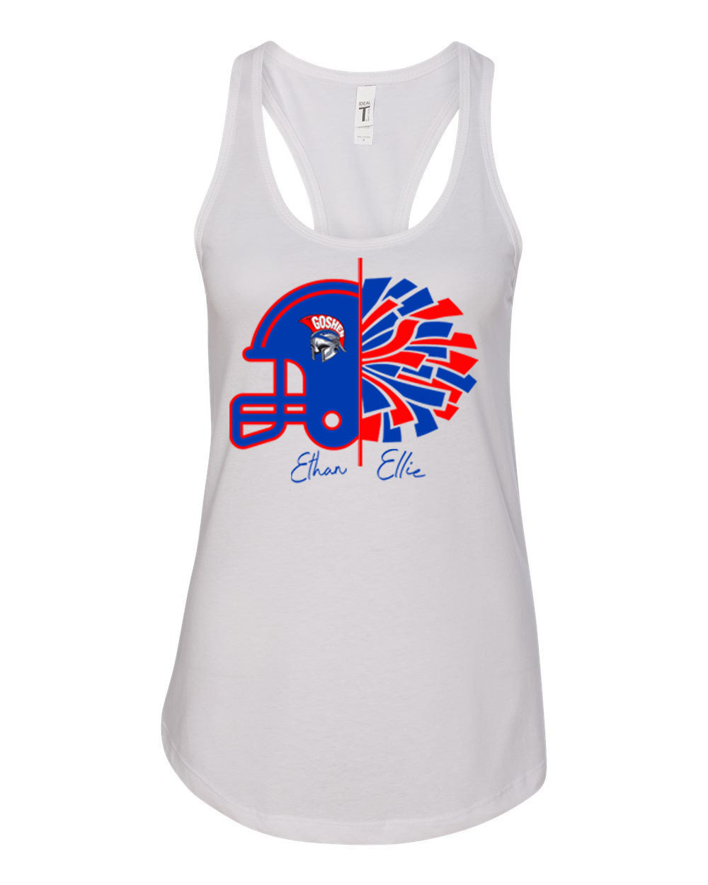Goshen Cheer design 11 Racerback Tank Top