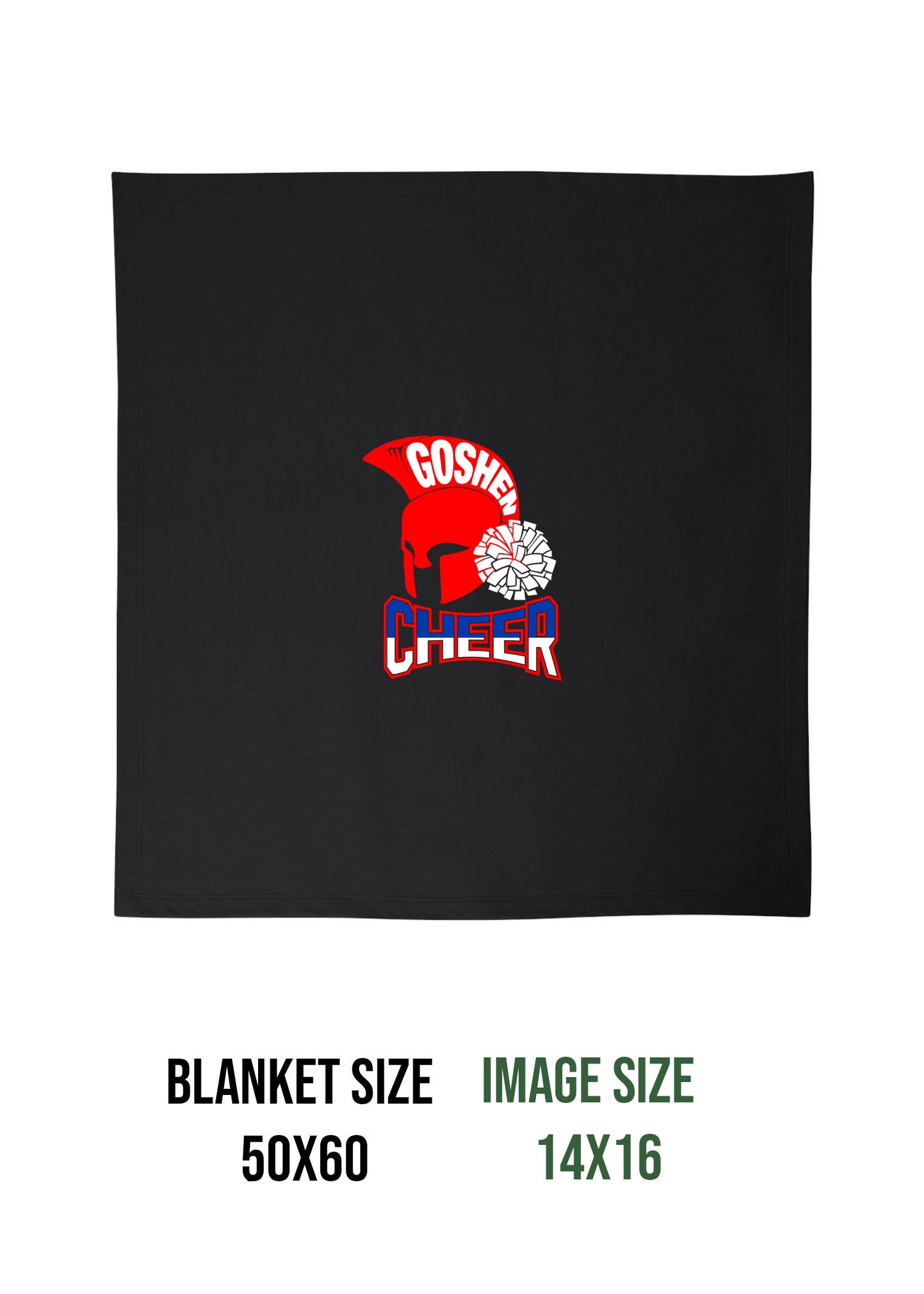 Goshen Cheer Design 8 Blanket