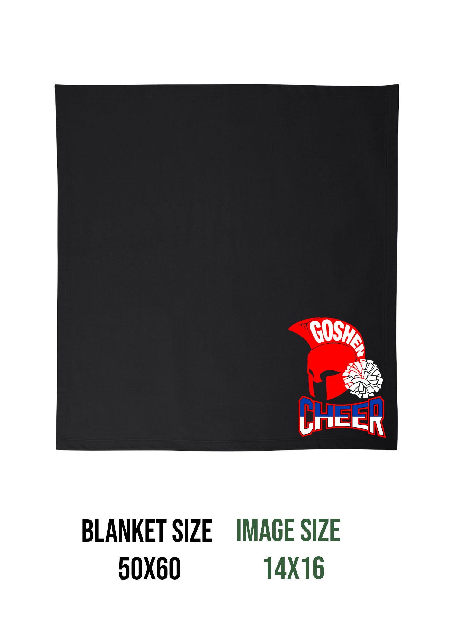 Goshen Cheer Design 8 Blanket