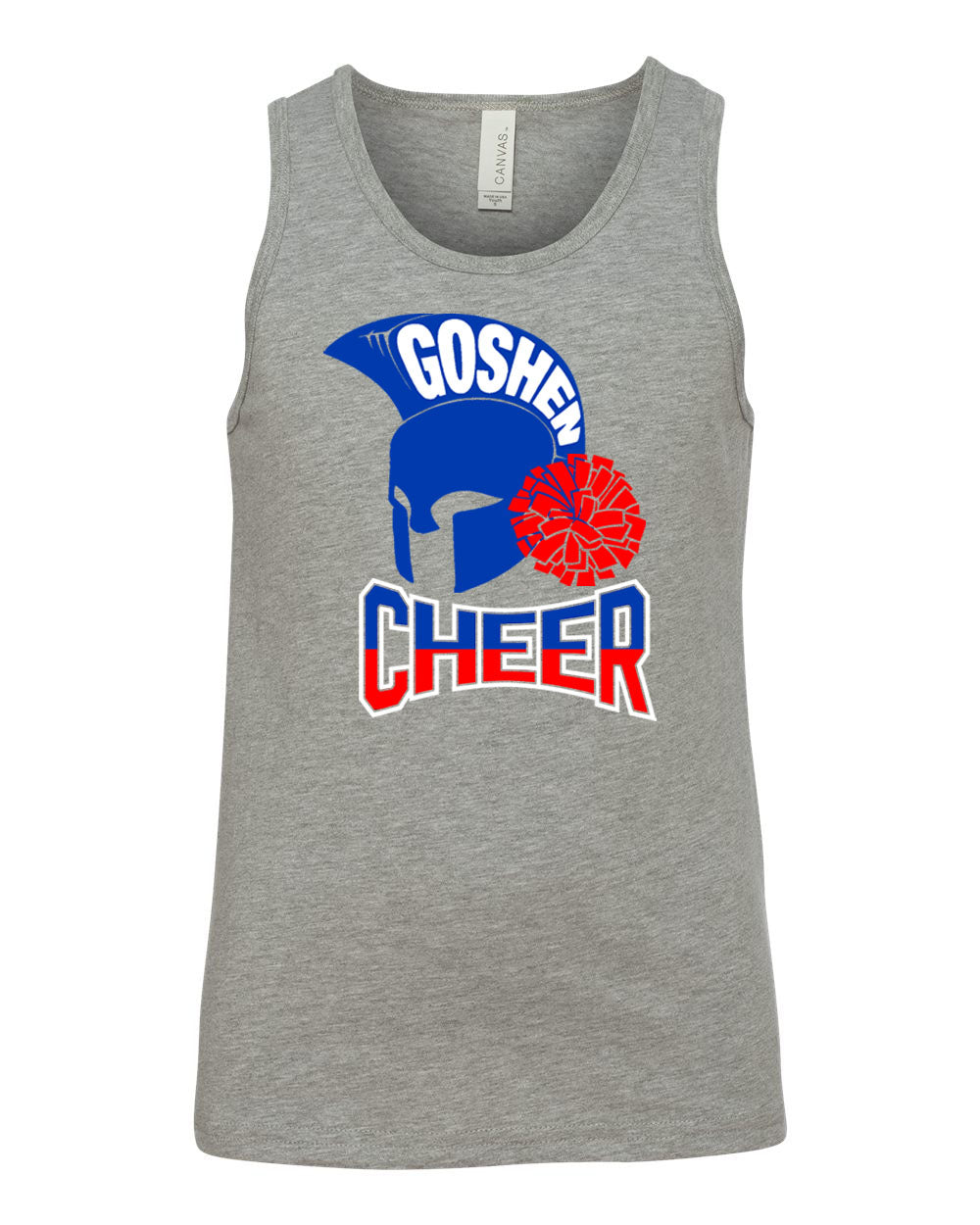 Goshen Cheer design 8 Muscle Tank Top