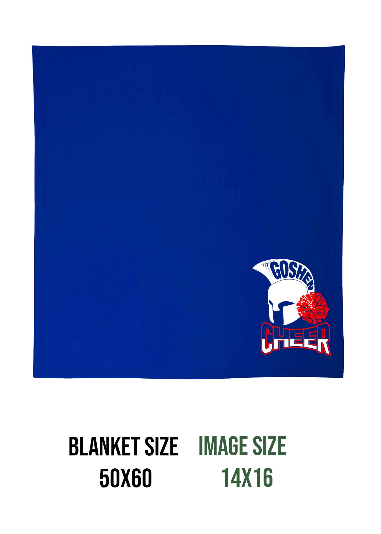 Goshen Cheer Design 8 Blanket