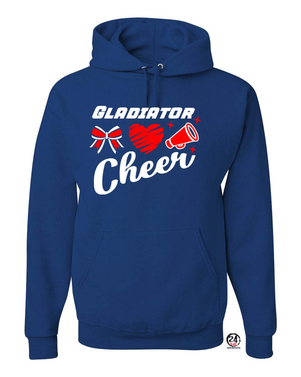 Gladiator Cheer Design 9 Hooded Sweatshirt