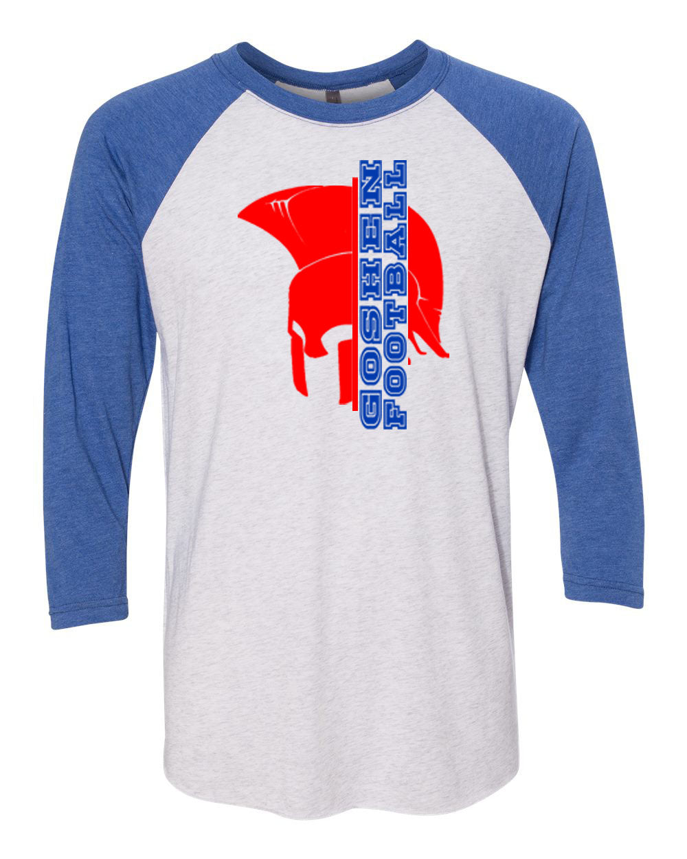 Goshen Football Design 7 raglan shirt