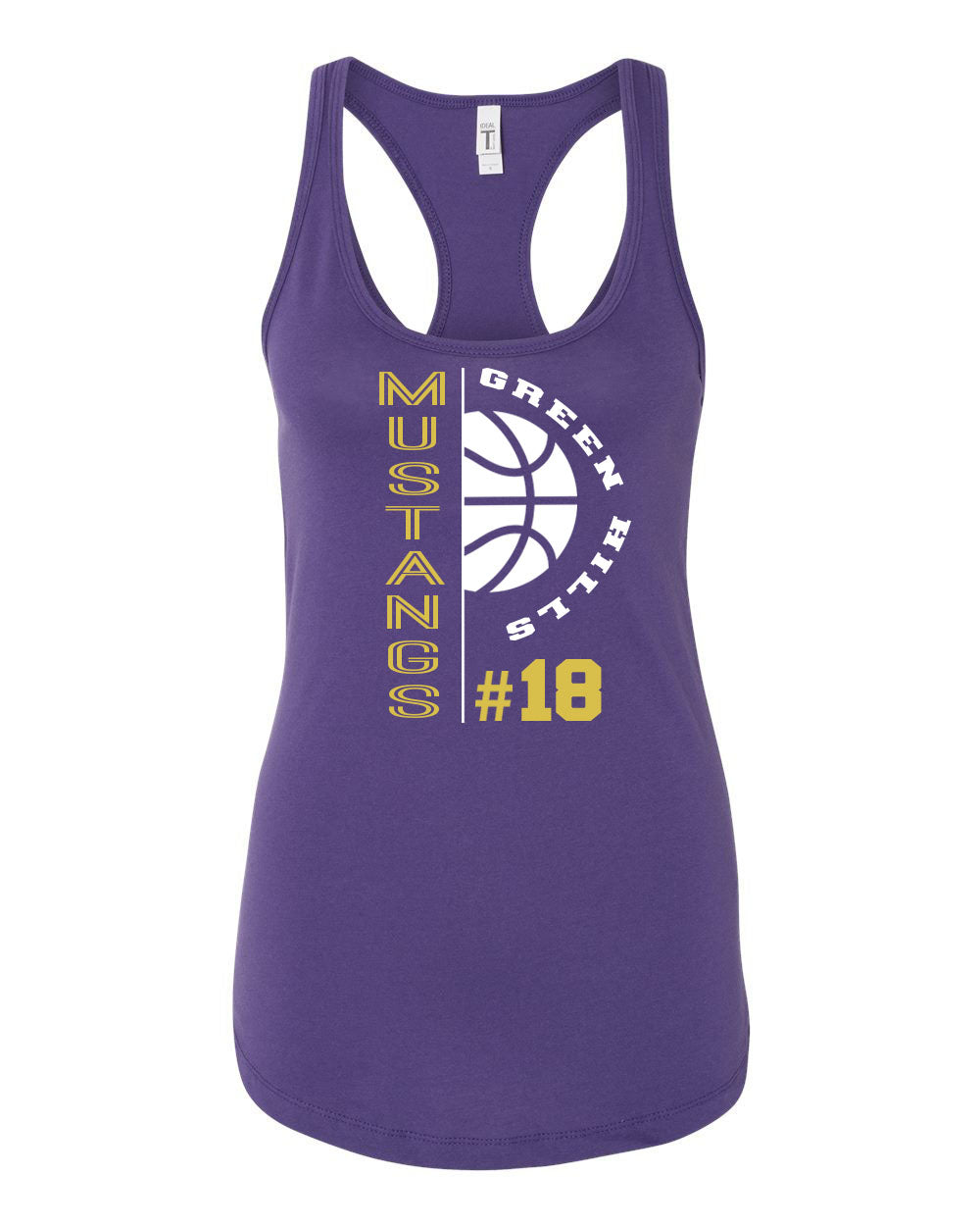 Green Hills Basketball design 4 Tank Top