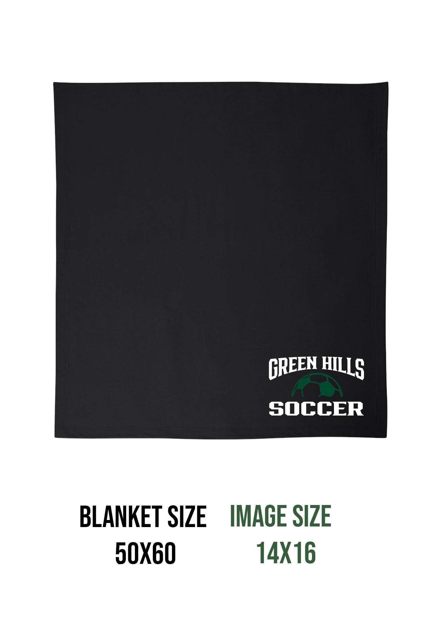 Green Hills Design 1 Blanket