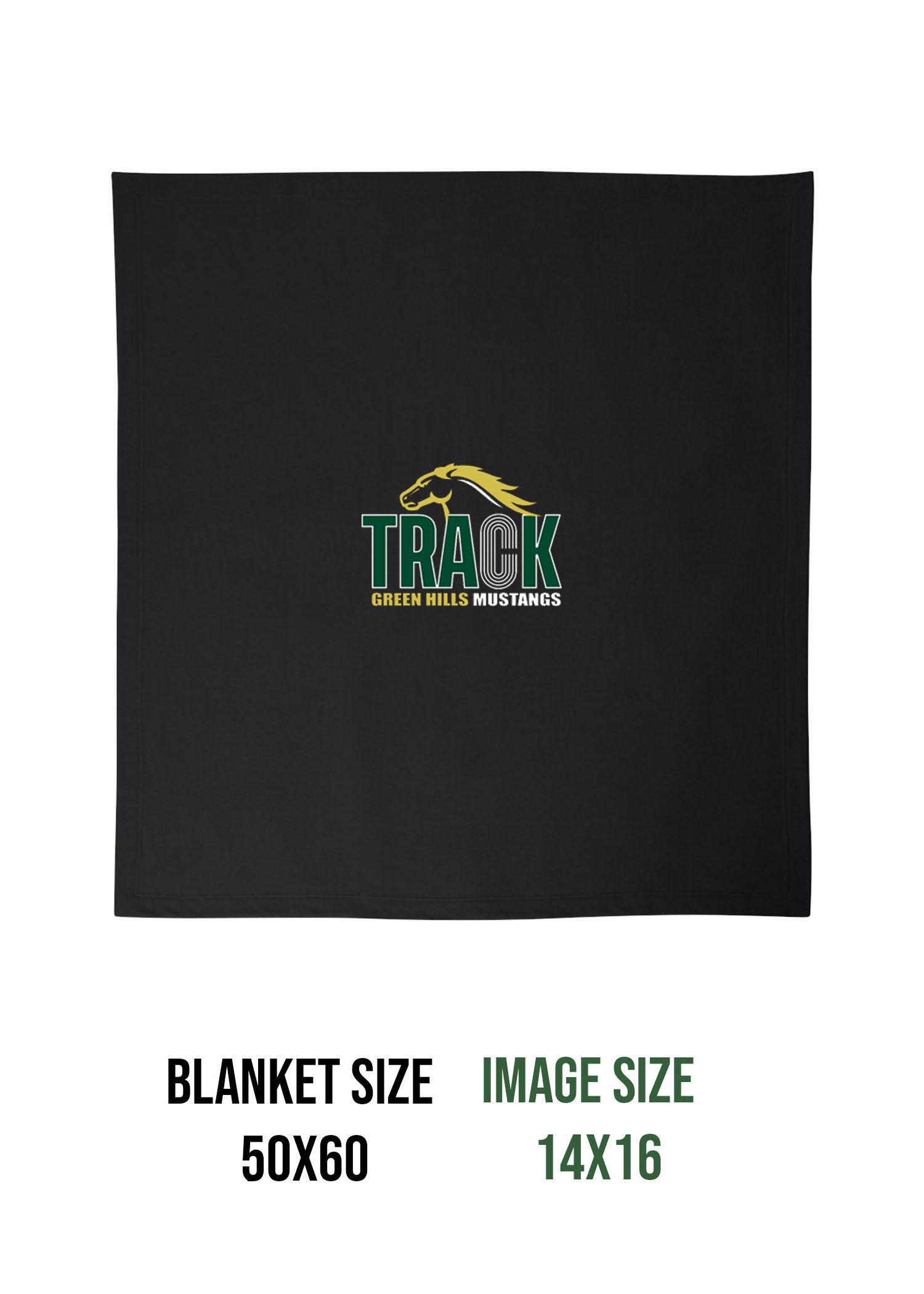 Green Hills Track Design 1 Blanket