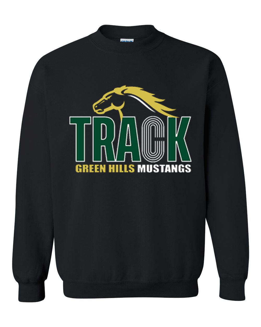 Green Hills Track Design 1 non hooded sweatshirt