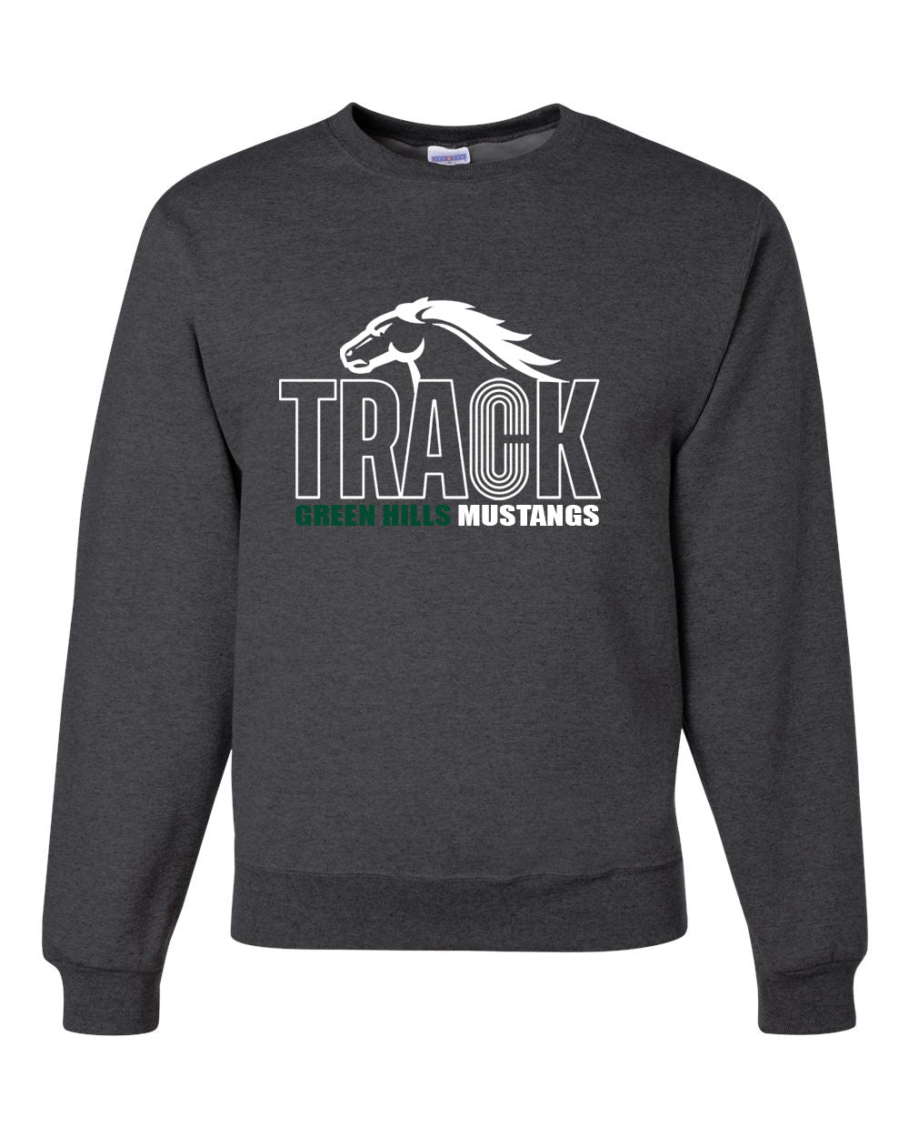 Green Hills Track Design 1 non hooded sweatshirt
