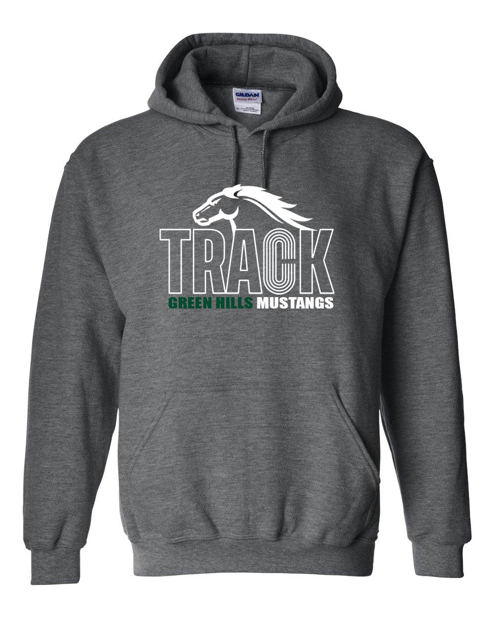 Green Hills Track Design 1 Hooded Sweatshirt