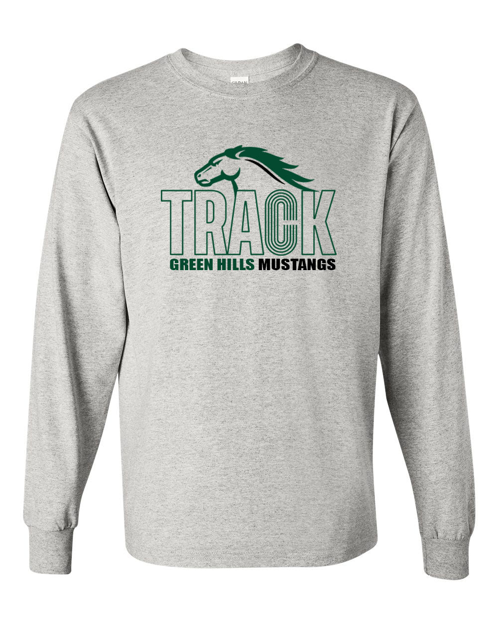 Green Hills Track design 1 Long Sleeve Shirt