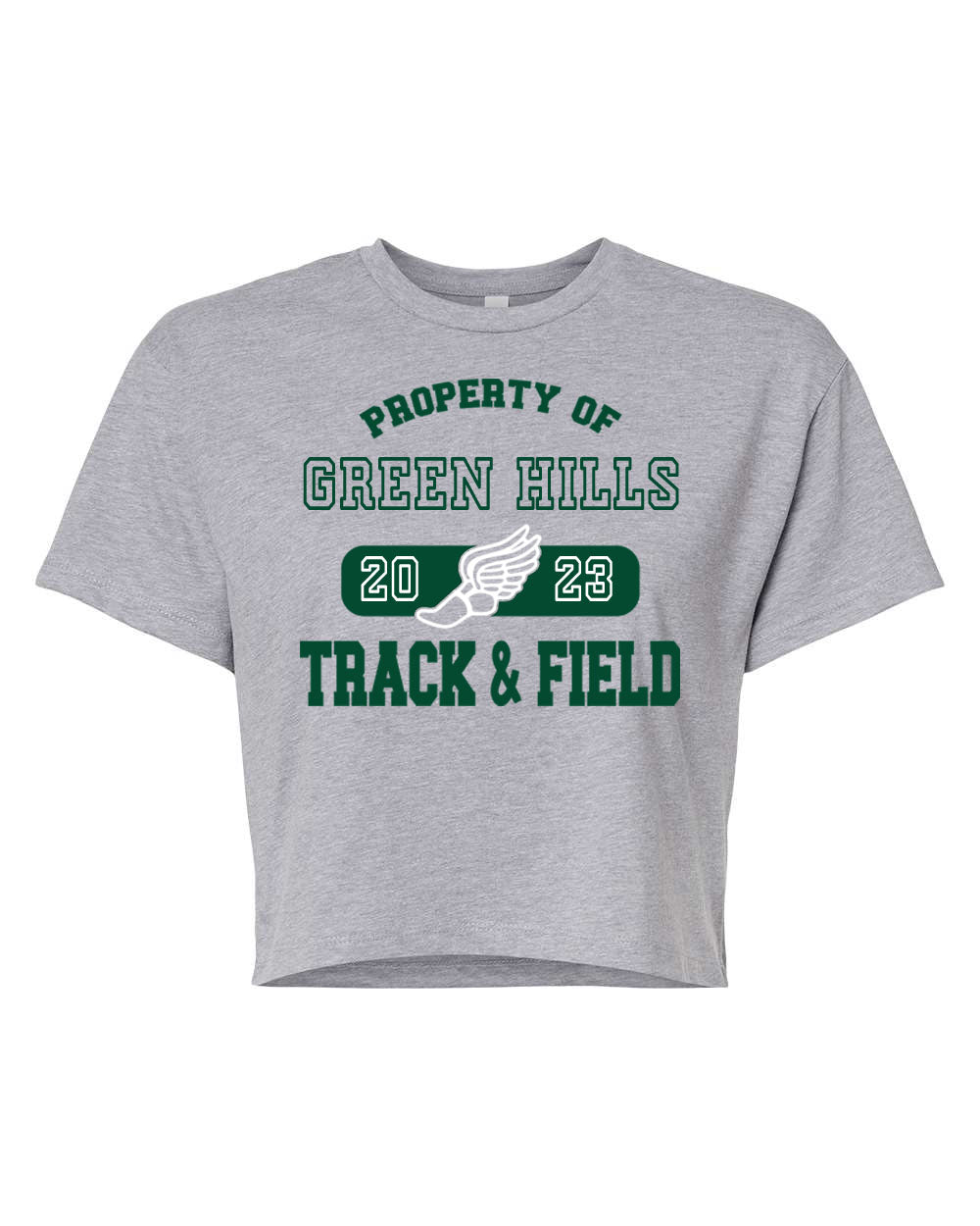 Green Hills Track design 4 Crop Top