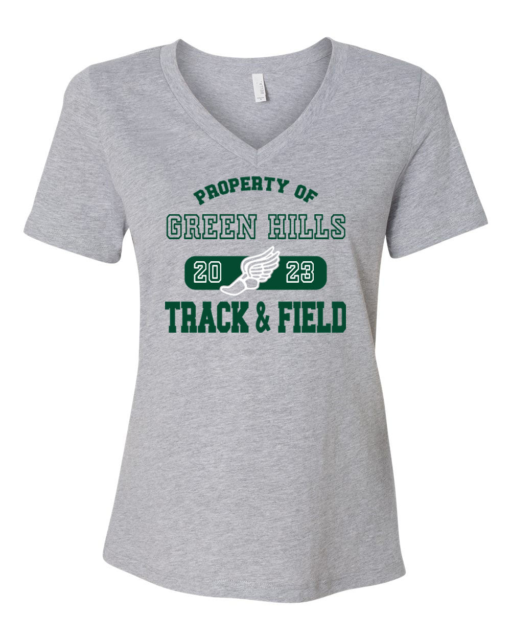 Green Hills Track Design 4 V-neck T-shirt