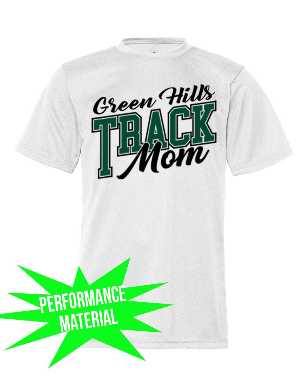 Green Hills Track Performance Material design 5 T-Shirt