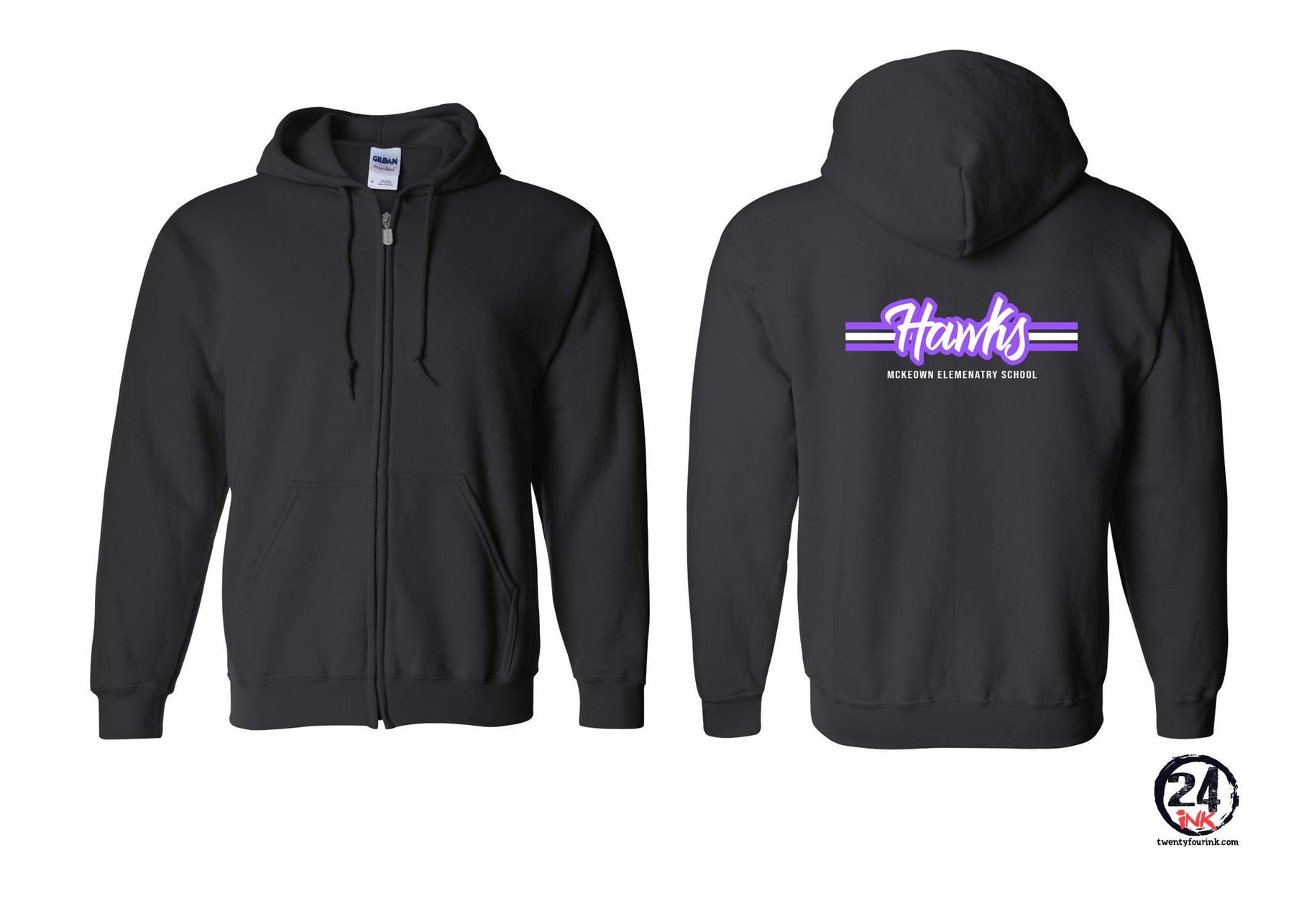 McKeown Design 11 Zip up Sweatshirt