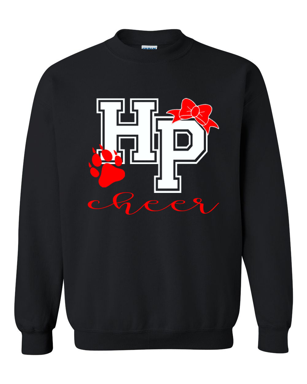 High Point Cheer Design 3 non hooded sweatshirt