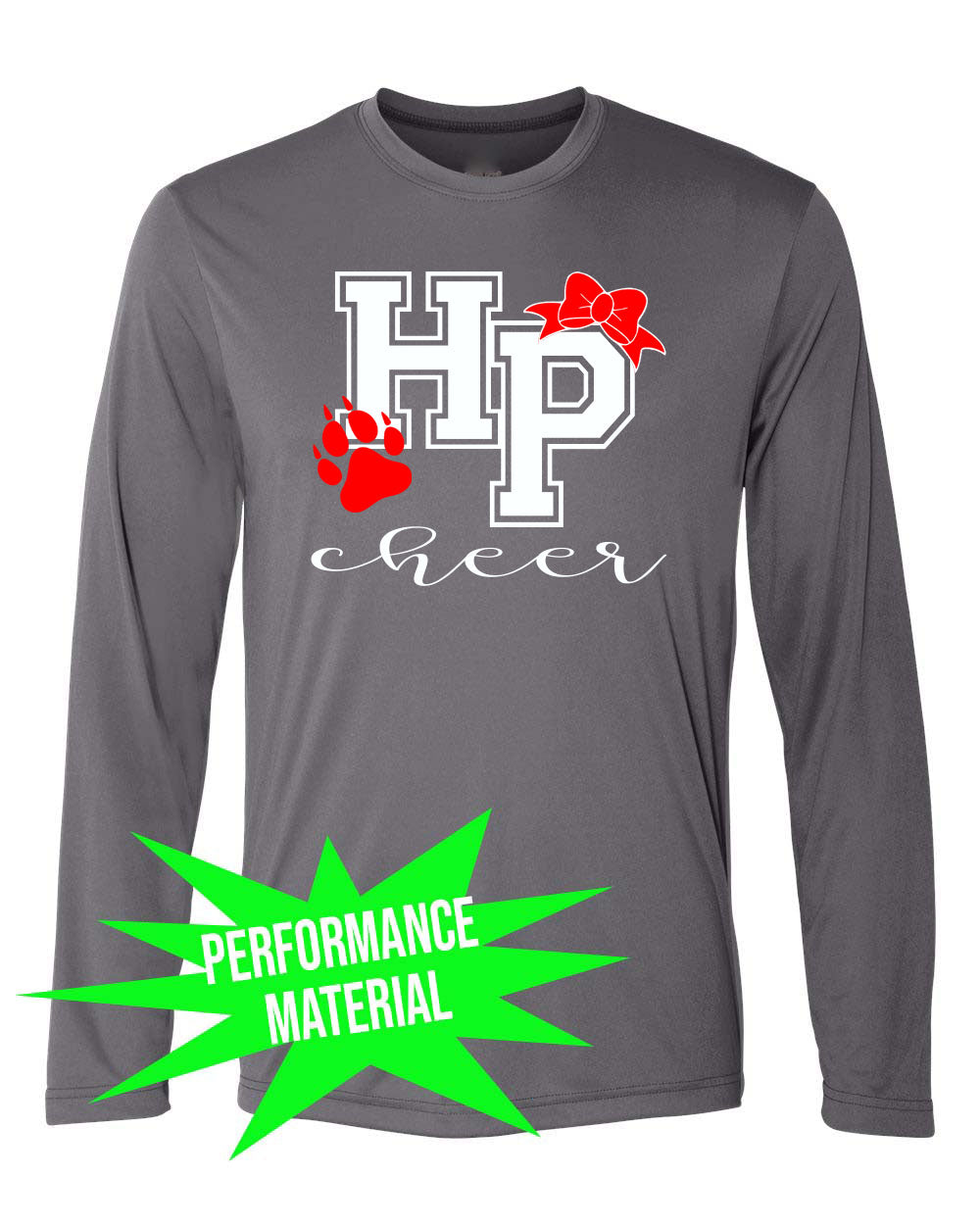 High Point cheer Performance Material Design 3 Long Sleeve Shirt