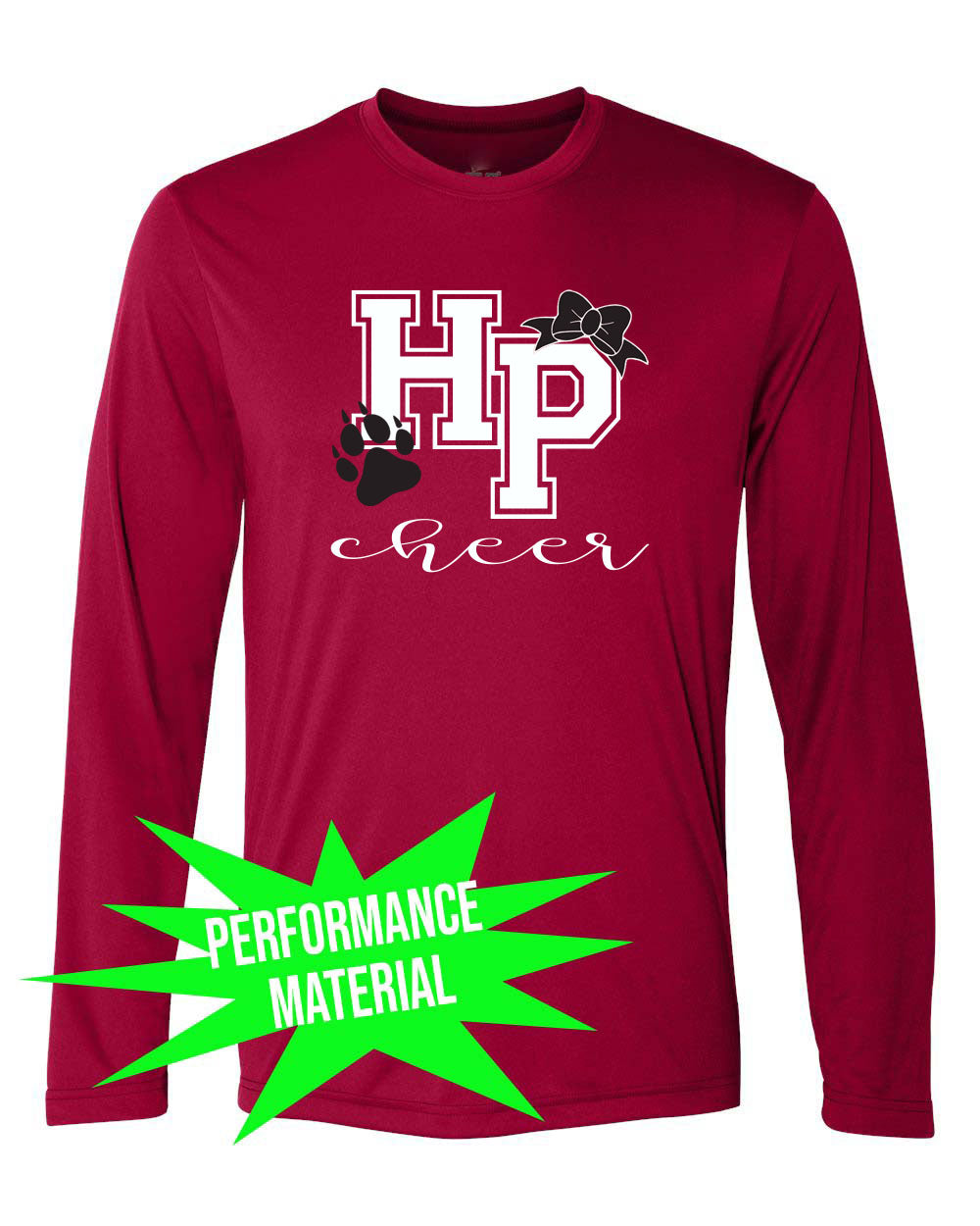 High Point cheer Performance Material Design 3 Long Sleeve Shirt