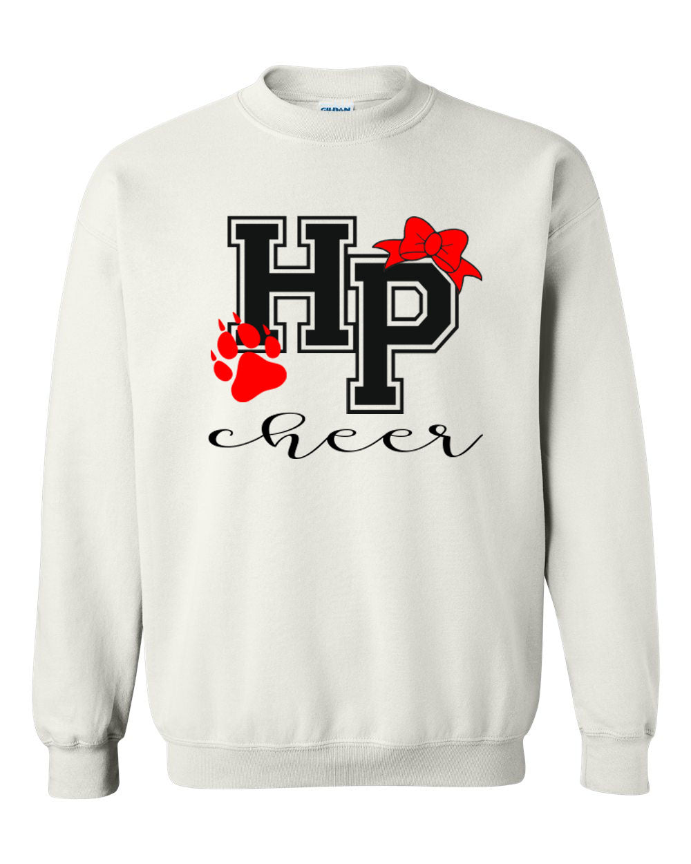 High Point Cheer Design 3 non hooded sweatshirt