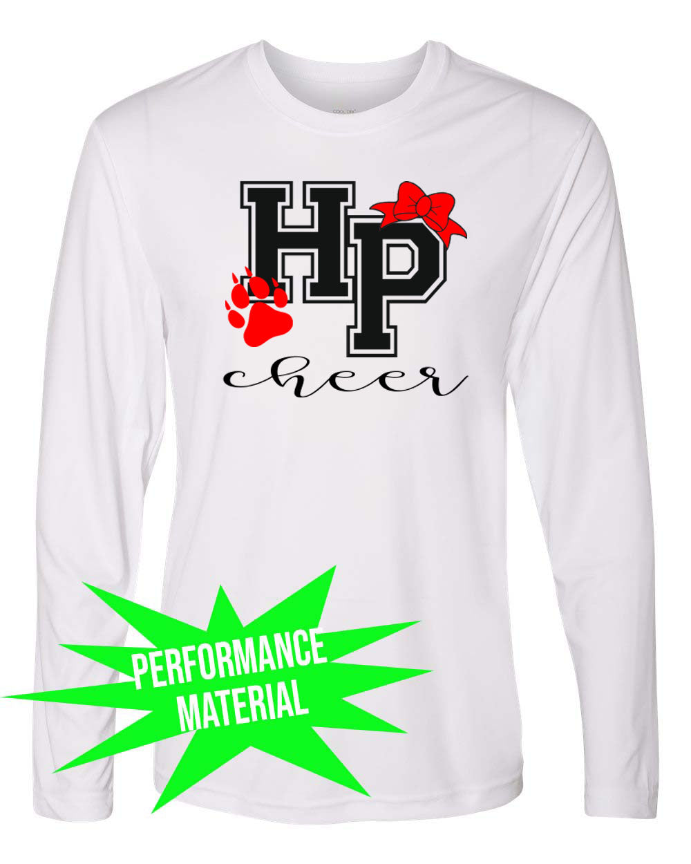 High Point cheer Performance Material Design 3 Long Sleeve Shirt