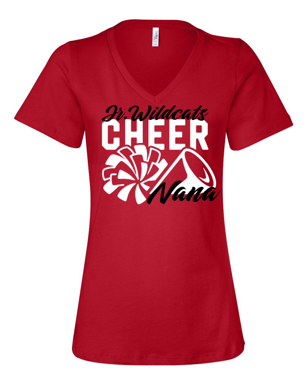 High Point Cheer Design 4 V-neck T-Shirt