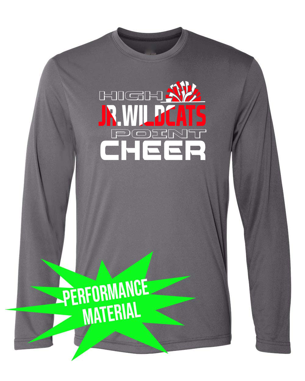 High Point cheer Performance Material Design 5 Long Sleeve Shirt