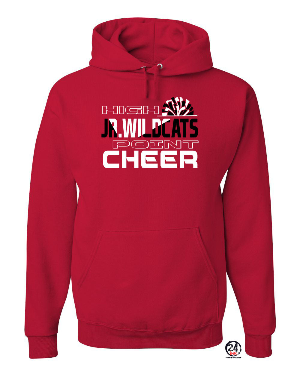 High Point cheer Design 5 Hooded Sweatshirt
