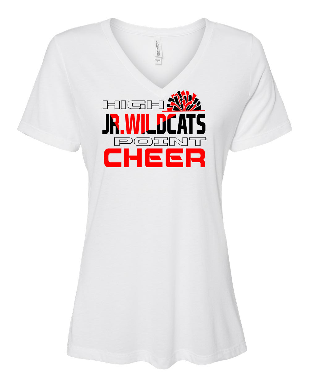 High Point Cheer Design 5 V-neck T-Shirt