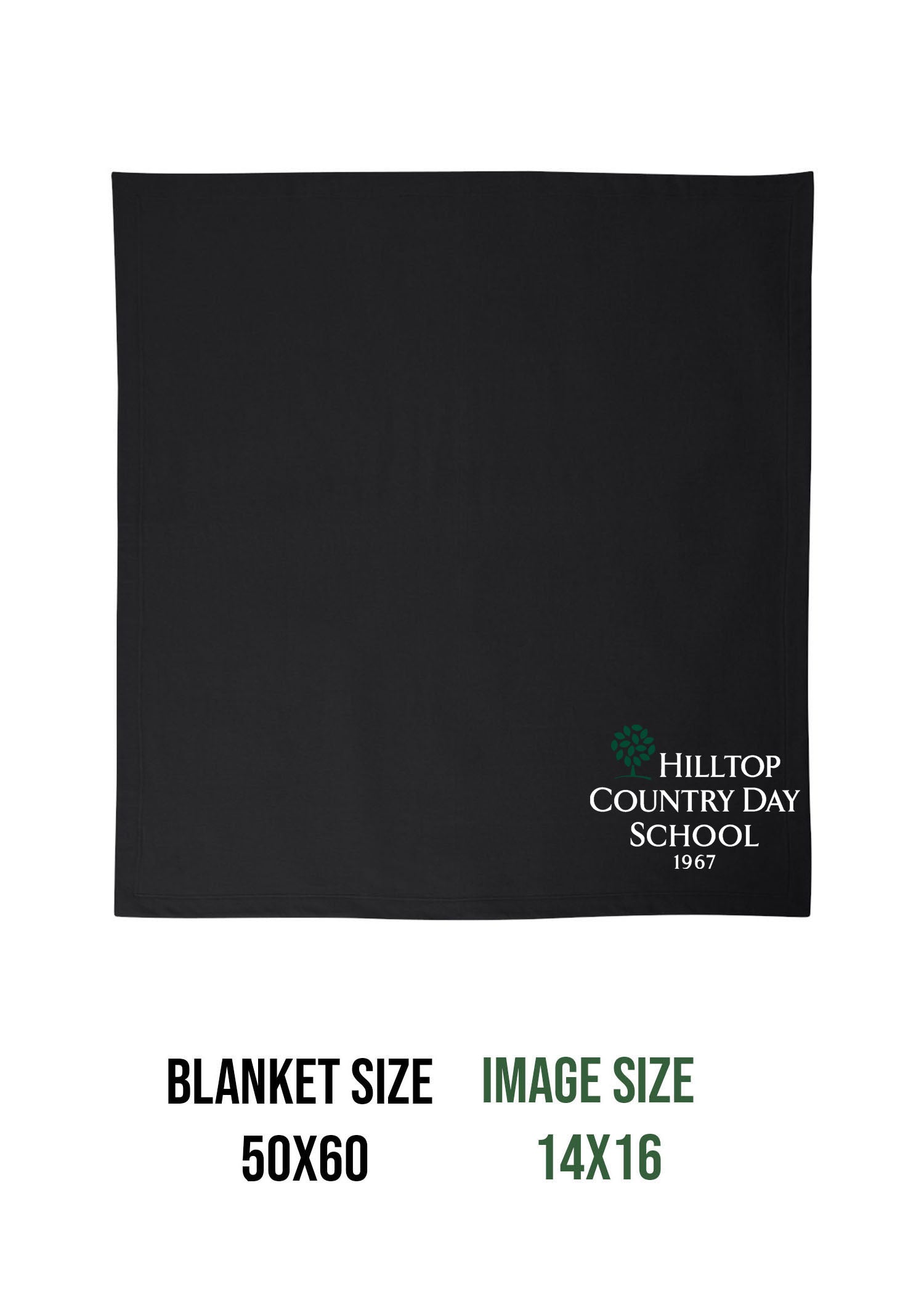 Hilltop Country Day School Design 2 Blanket