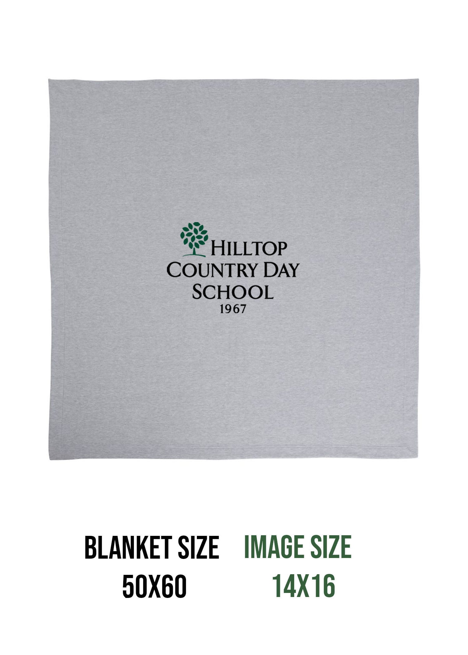 Hilltop Country Day School Design 2 Blanket