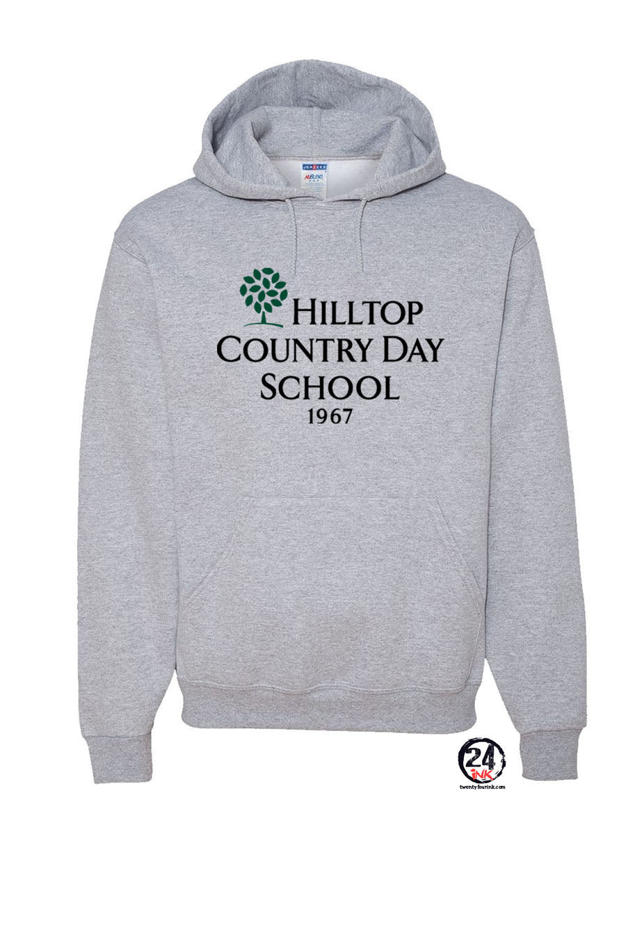 Hilltop Country Day School Design 2 Hooded Sweatshirt