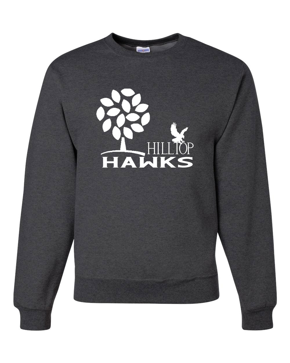 Hilltop Country Day School Design 3 non hooded sweatshirt