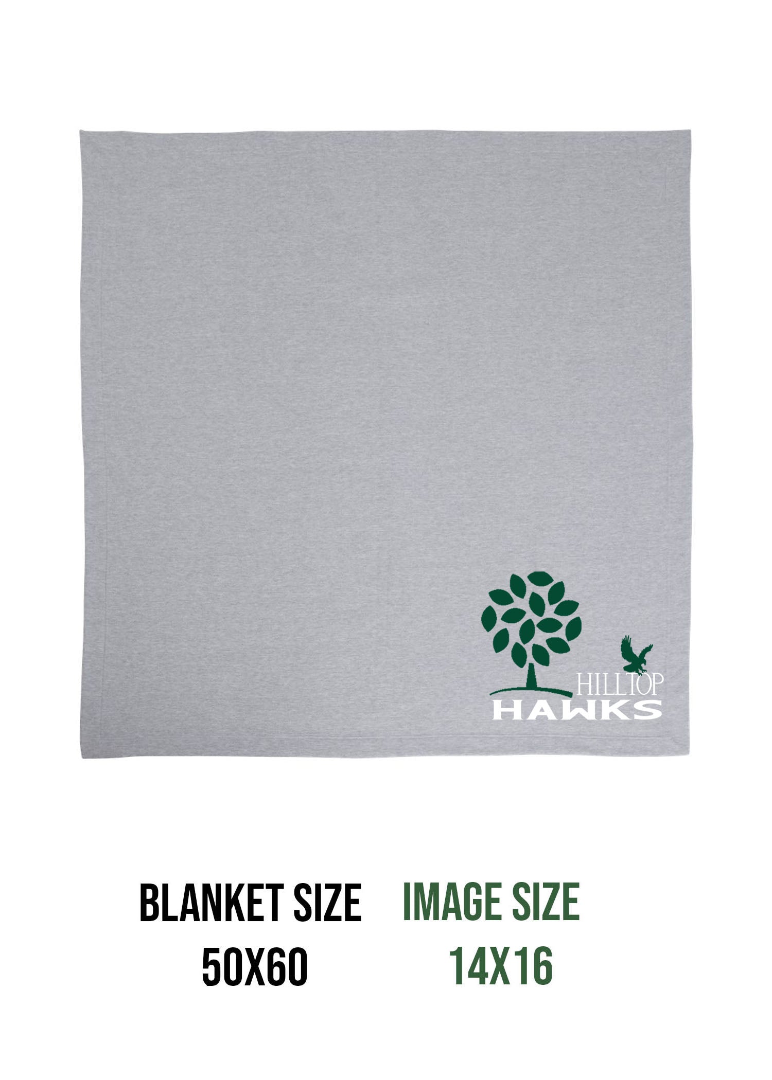 Hilltop Country Day School Design 3 Blanket