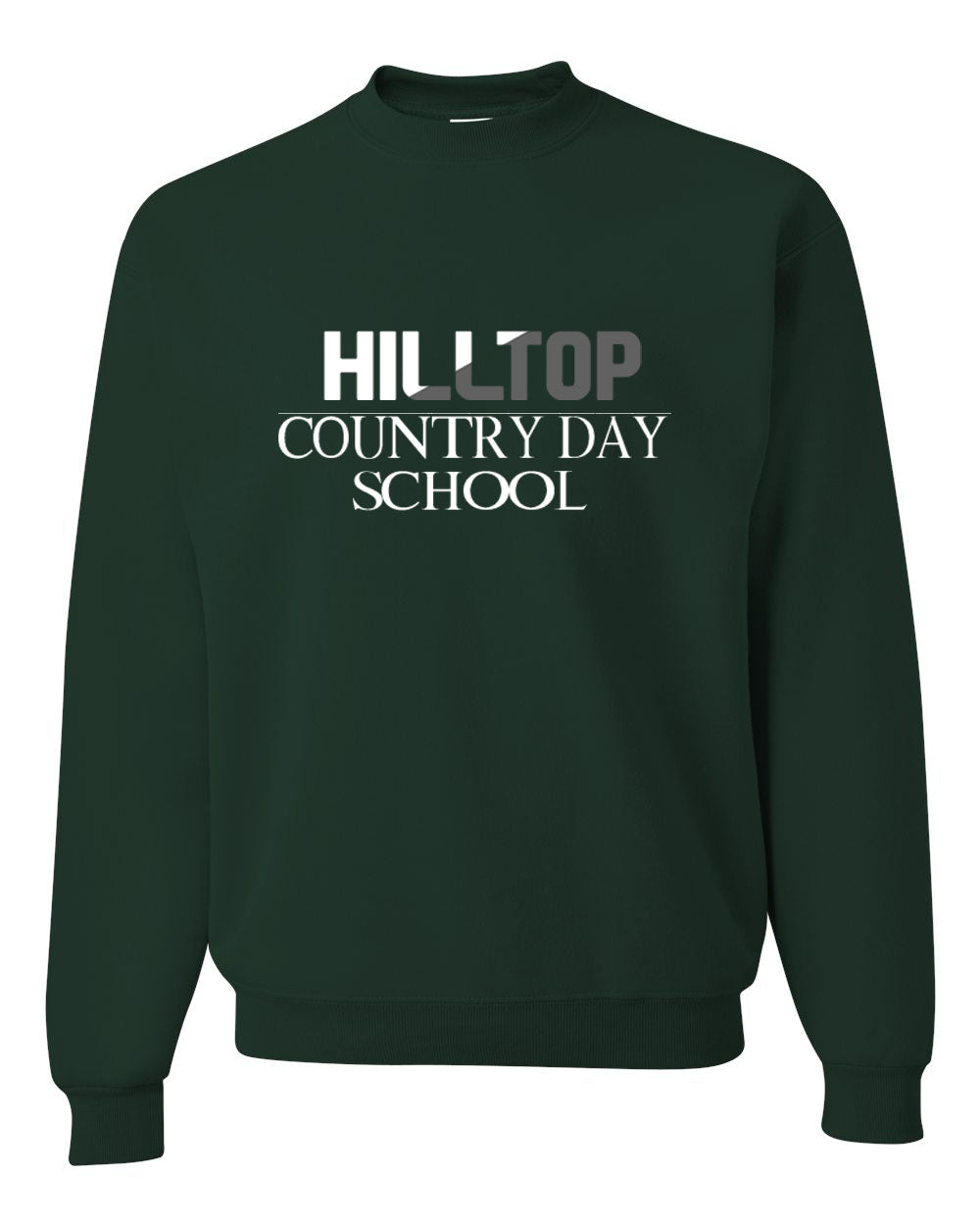 Hilltop Country Day School Design 4 non hooded sweatshirt