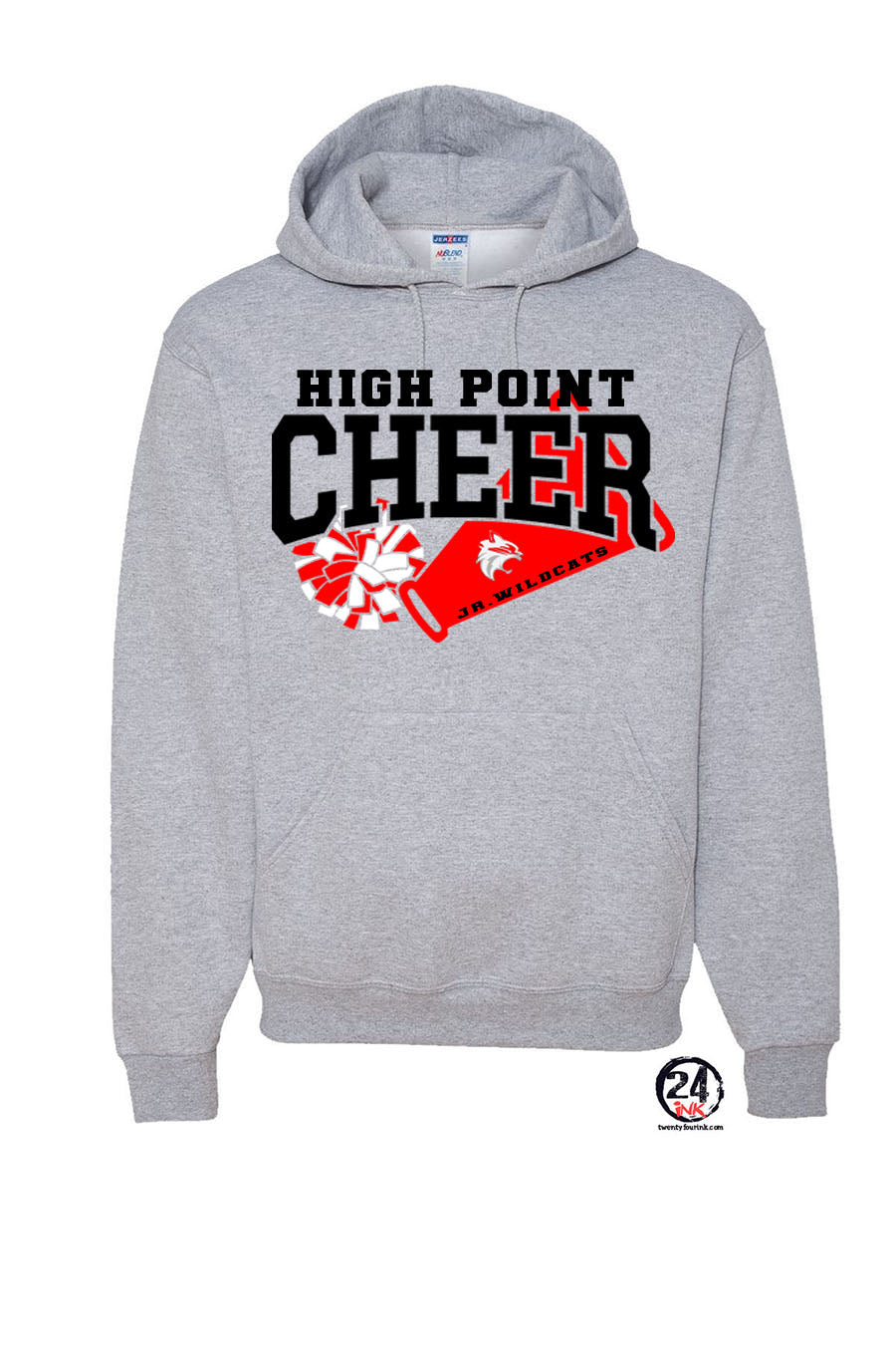 High Point Cheer Design 1 Hooded Sweatshirt