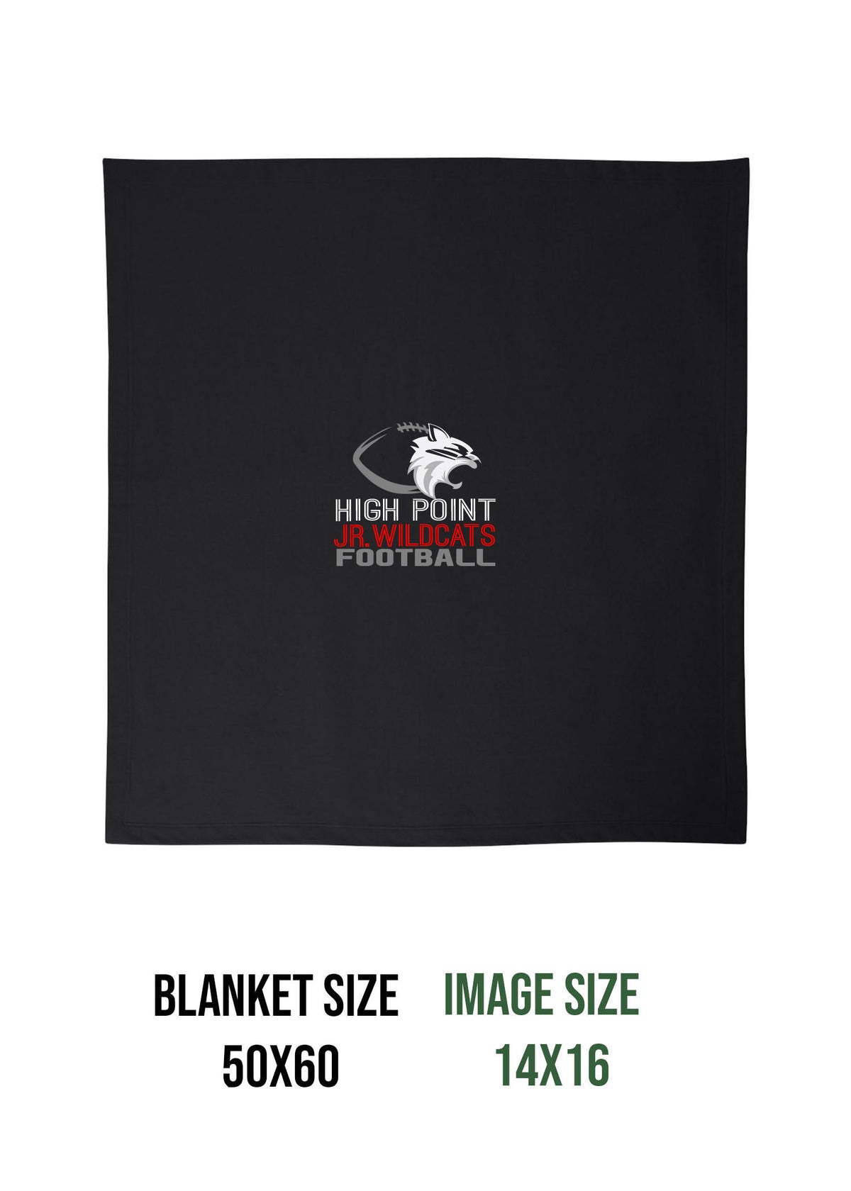 High Point Football Design 1 Blanket