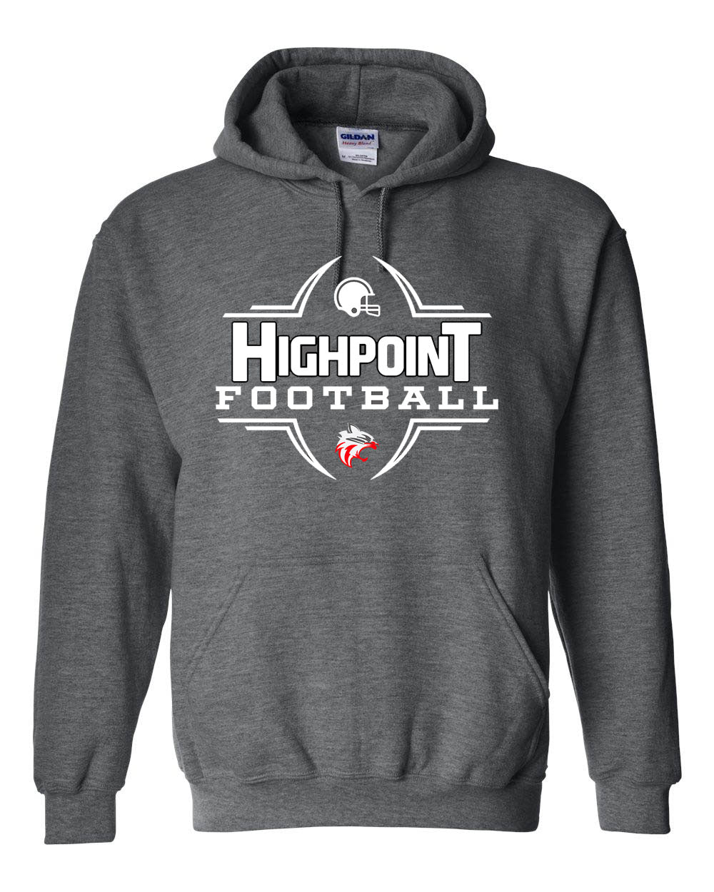 High Point Football Design 6 Hooded Sweatshirt