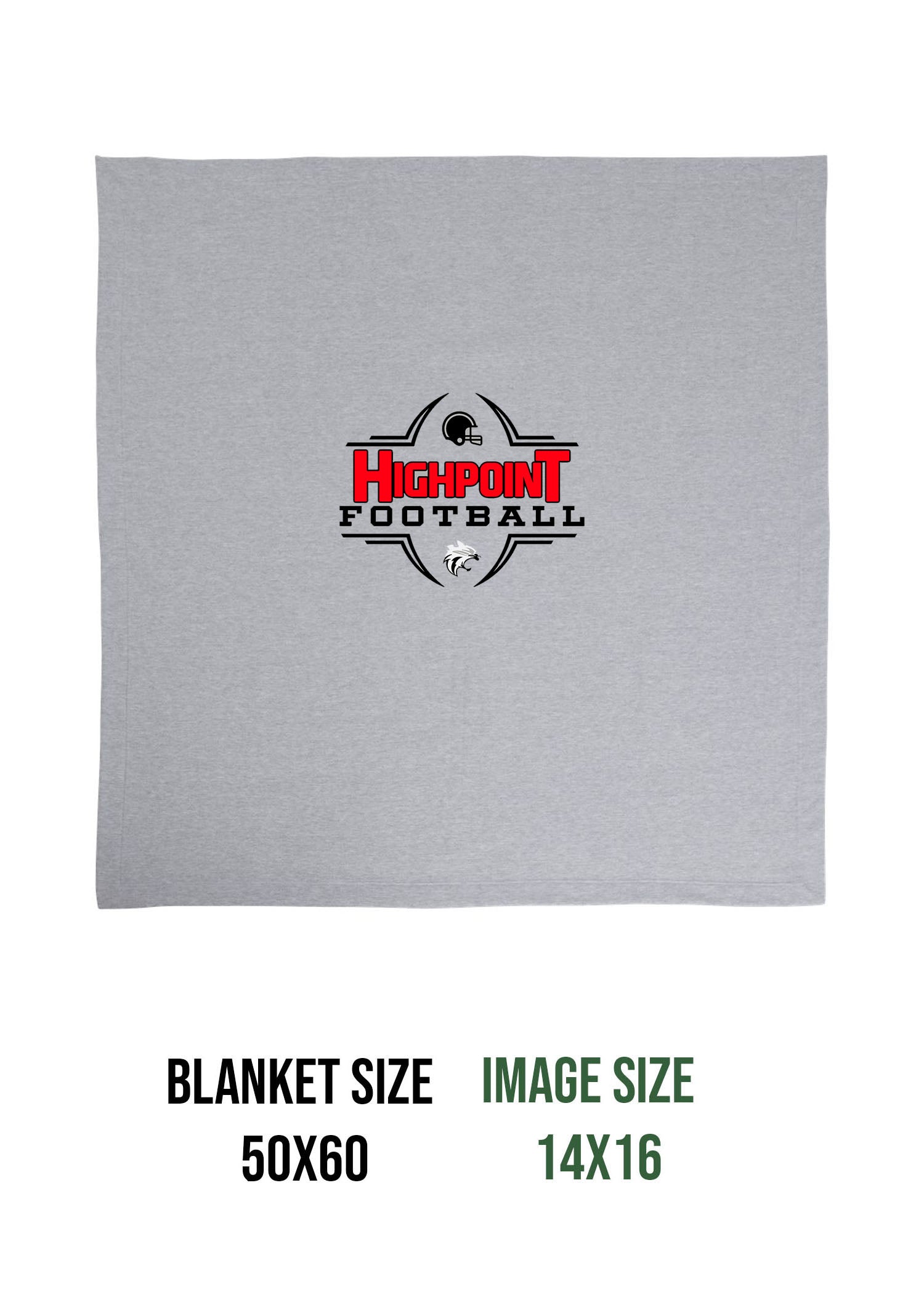 High Point Football Design 6 Blanket