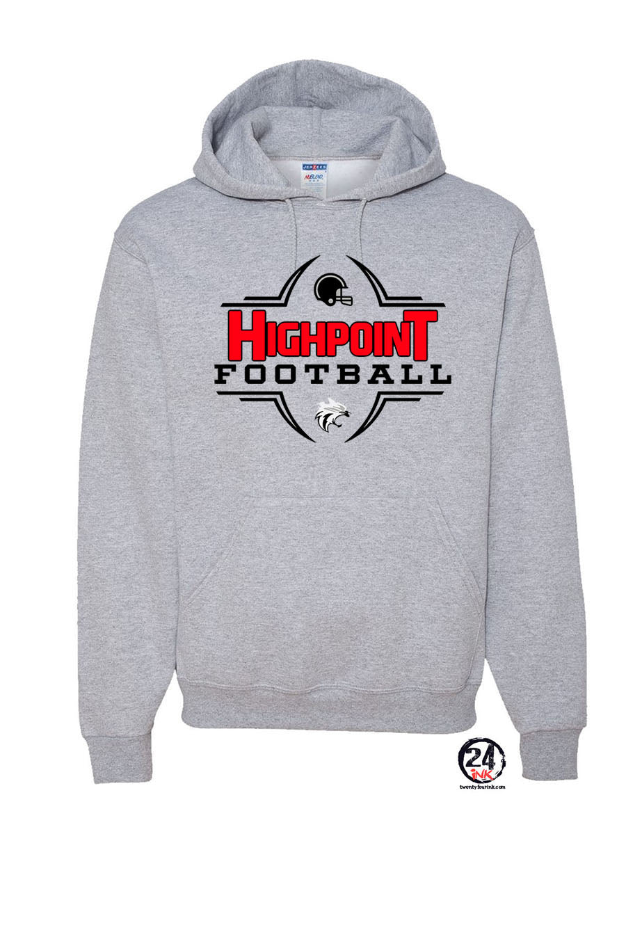 High Point Football Design 6 Hooded Sweatshirt