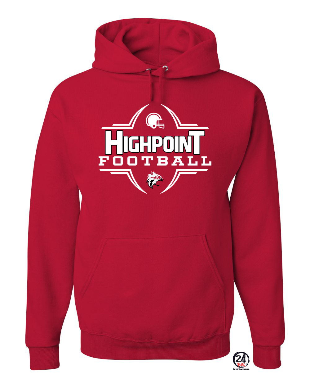 High Point Football Design 6 Hooded Sweatshirt