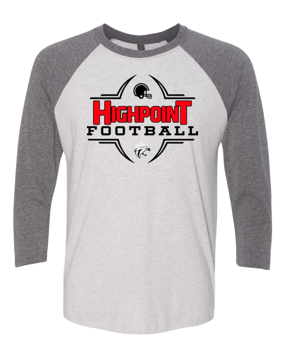 High Point Football design 6 raglan shirt