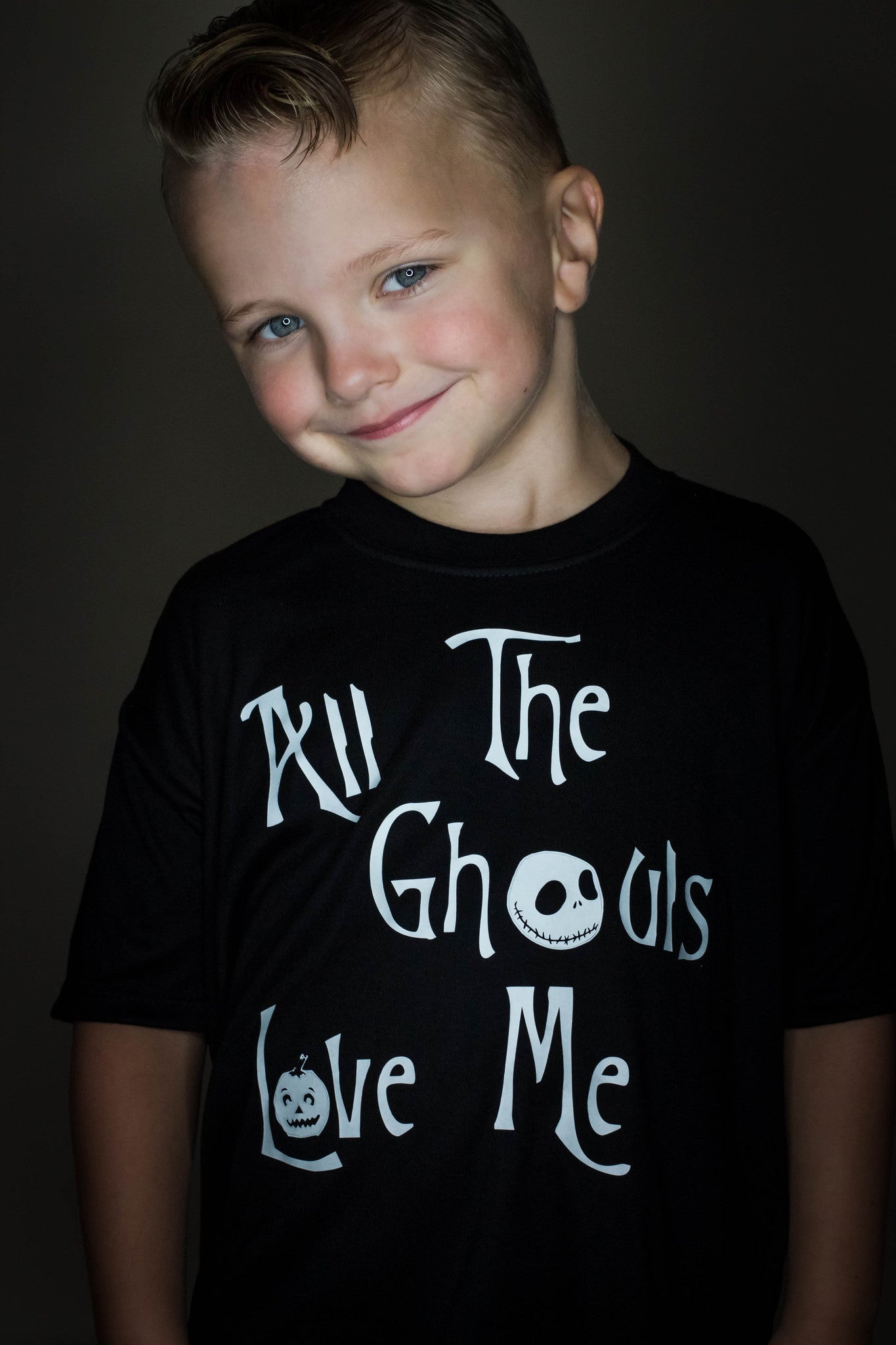 Halloween T-Shirt, All the Ghouls Love Me, GLOW IN THE DARK