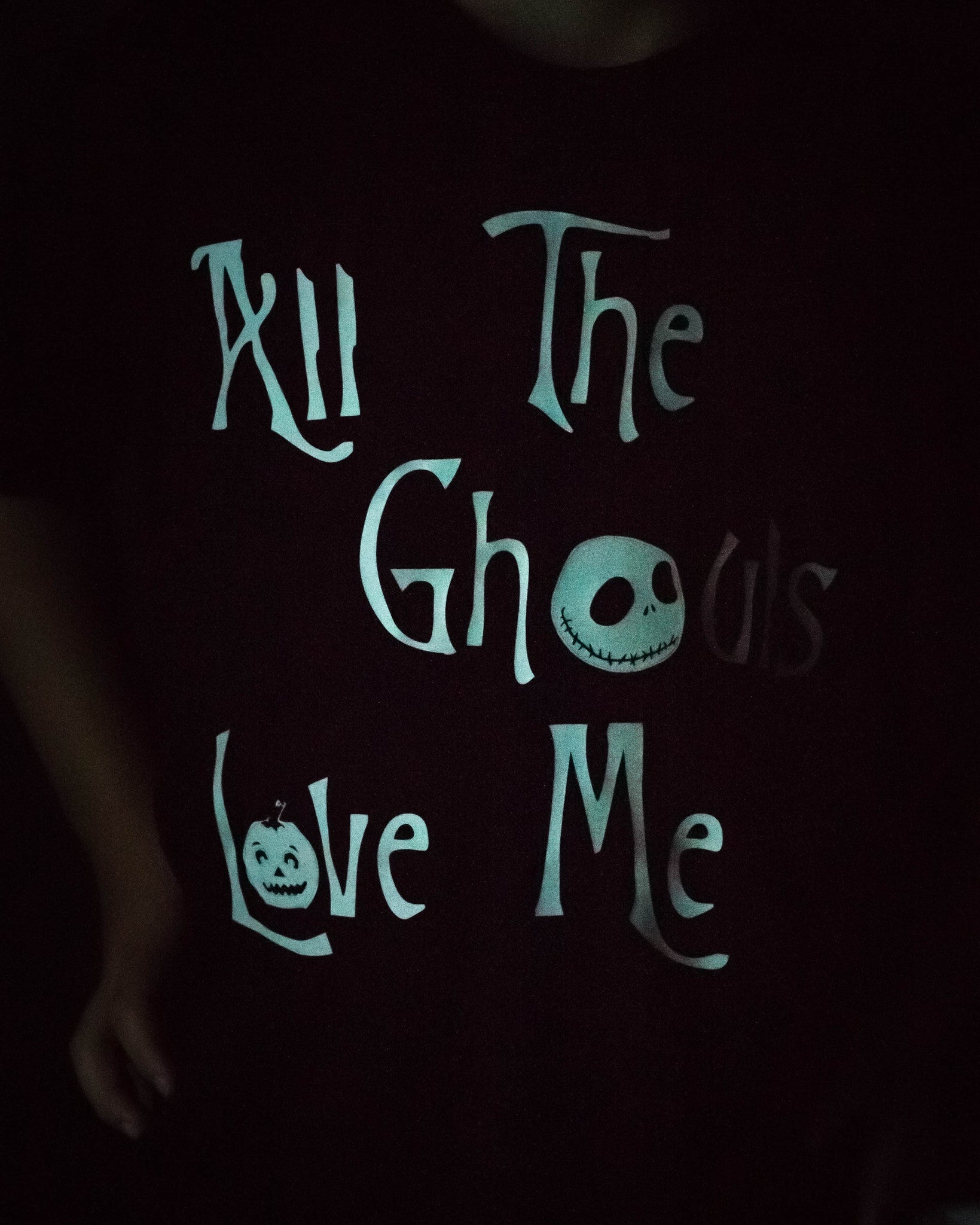 Halloween T-Shirt, All the Ghouls Love Me, GLOW IN THE DARK