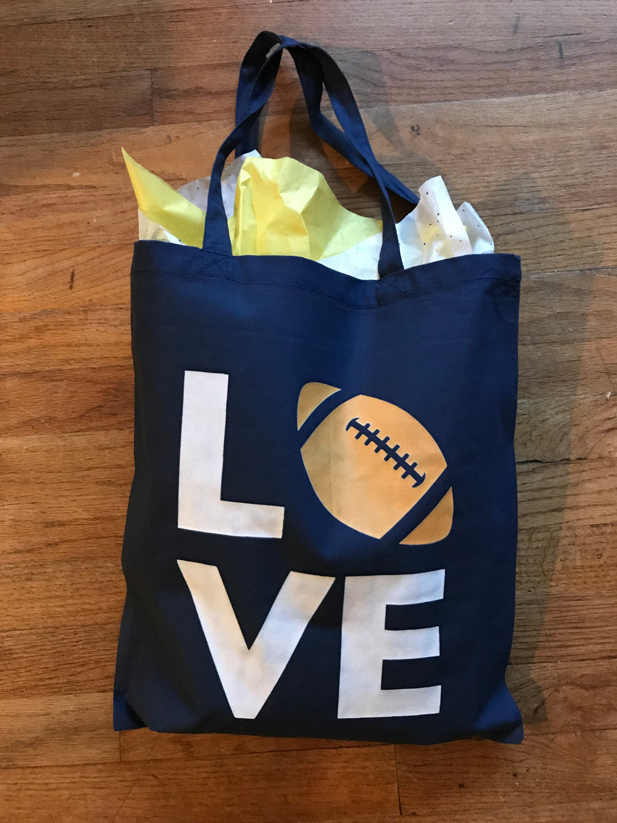 School spirit tote bag, Sports