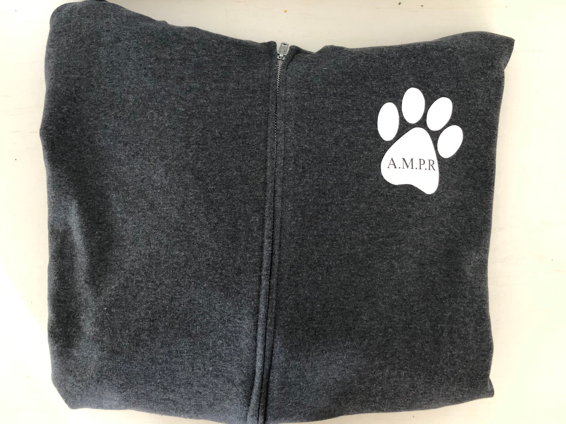 Ampr The road to my heart is paved with paw prints Zip up