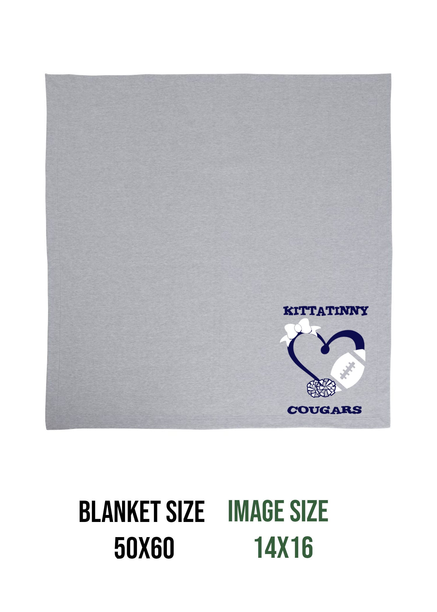 Kittatinny Cheer Design 3 Blanket