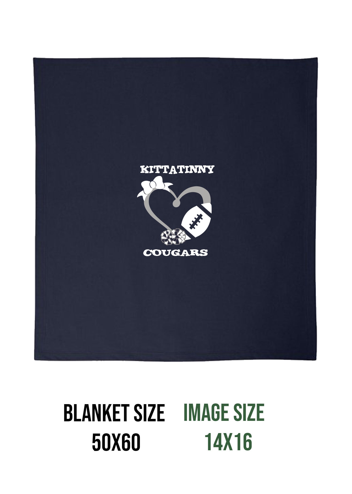 Kittatinny Cheer Design 3 Blanket